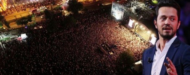 Murat Boz Ordu'da 40 bin kişilik konser verdi!